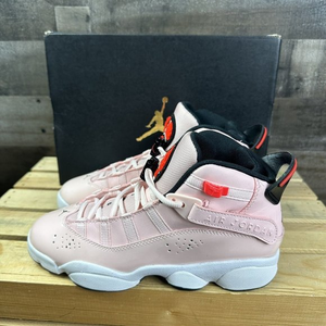 Kids Nike Jordan 6 Rings (GS)‎ Size 5.5Y Womens 7 Pink Infrared 323419-602